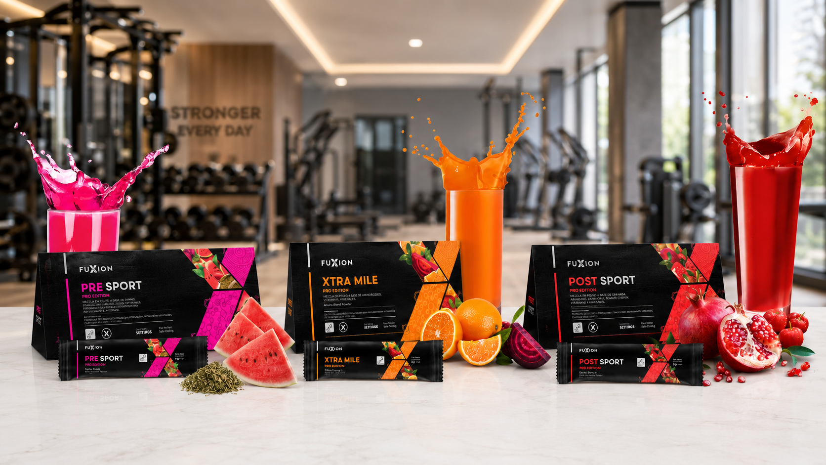 FuXion Sport: qué tomar antes, durante y después del entrenamiento